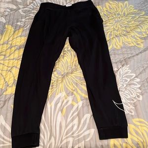 NIKE BLACK ATHLETIC JOGGERS size small